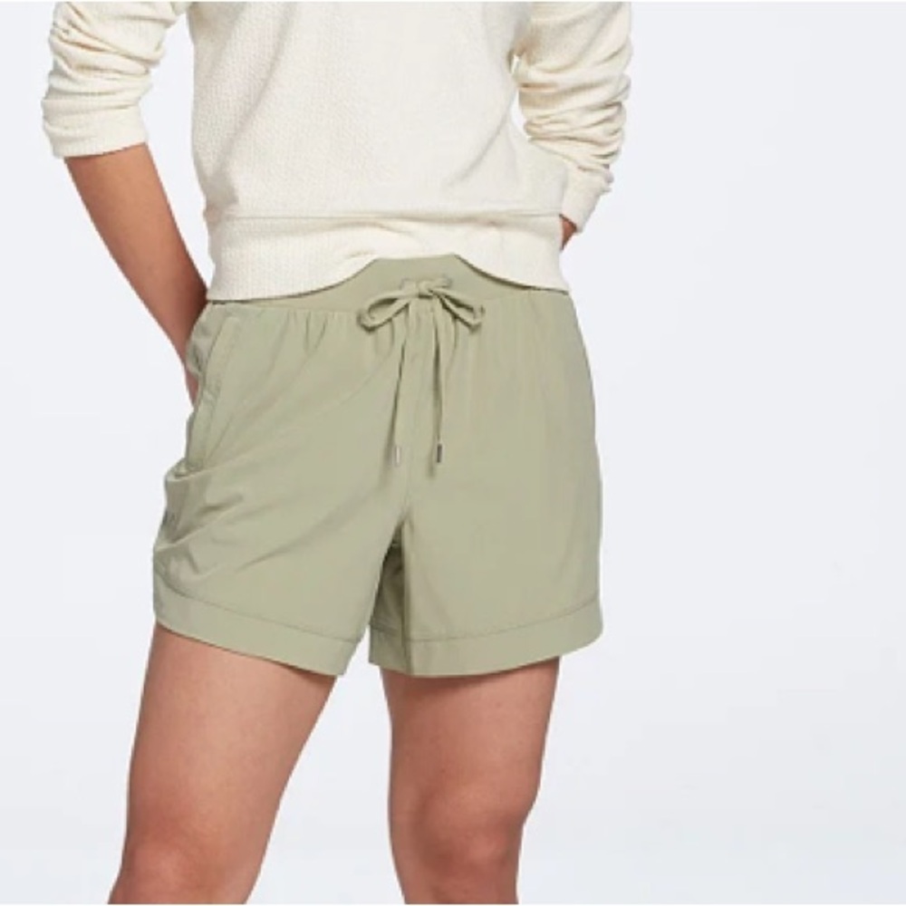 Calia Journey Smudge Sage Green Drawstring Waist Athletic Shorts NWOT